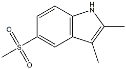 5-Methanesulfonyl-2,3-diMethyl-1H-indole Struktur