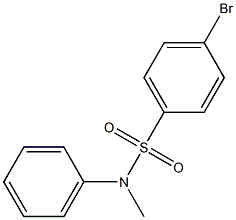 4-bromo-N-methyl-N-phenylbenzenesulfonamide Struktur