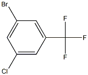 3-broMo-5-trifluoroMethylchlorobenzene Struktur