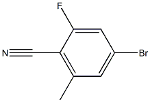 4-bromo-2-fluoro-6-methylbenzonitrile Struktur