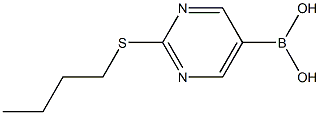 2-(Butylsulfanyl)pyrimidin-5-ylboronic acid Struktur