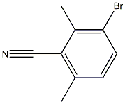 3-BroMo-2,6-diMethylbenzonitrile Struktur