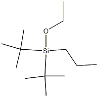 Di-tert-butyl-n-propyl-ethoxysilane Struktur