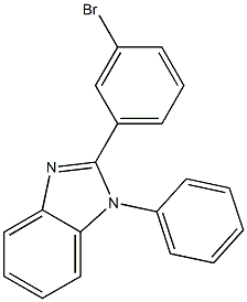 2-(3-BroMophenyl)-1-phenyl-1H-benzoiMidazole Struktur