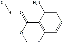 2-AMino-6-fluoro-benzoic acid Methyl ester Hydrochloride Struktur