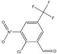 2-chloro-3-nitro-5-(trifluoroMethyl)benzaldehyde Struktur