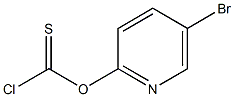 O-5-broMopyridin-2-yl carbonochloridothioate Struktur