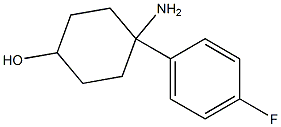 4-AMino-4-(4-fluorophenyl)cyclohexanol Struktur