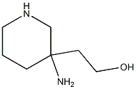 2-(3-aMinopiperidin-3-yl)ethanol Struktur