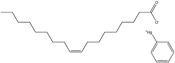 Phenylmercuric oleate Solution Struktur