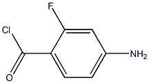 4-aMino-2-fluorobenzoyl chloride Struktur