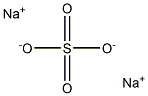 Sodium sulfate anhydrous, for analysis, in granular form Struktur