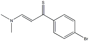 1-(4-broMophenyl)-3-(diMethylaMino)prop-2-ene-1-thione Struktur