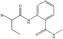 2-(2-BROMOBUTANAMIDO)-N-METHYLBENZAMIDE Struktur