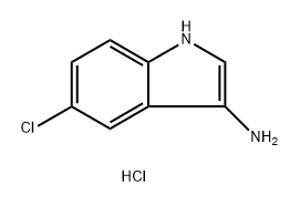 5-chloro-1H-indol-3-aMine hydrochloride Struktur