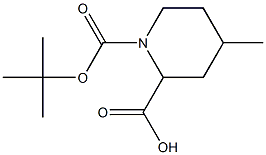 1-Boc-4-Methylpiperidine-6-carboxylic acid Struktur