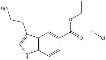 3-(2-AMino-ethyl)-1H-indole-5-carboxylic acid ethyl ester hydrochloride Struktur