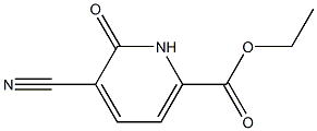 ethyl 5-cyano-6-oxo-1,6-dihydropyridine-2-carboxylate Struktur