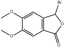 3-broMo-5,6-diMethoxyisobenzofuran-1(3H)-one Struktur