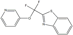 2-(Difluoro(pyridin-3-yloxy)Methyl)benzo[d]thiazole Struktur