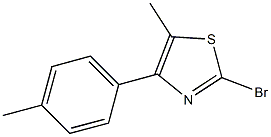 2-BroMo-5-Methyl-4-p-tolyl-thiazole Struktur