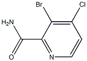 3-broMo-4-chloropicolinaMide Struktur