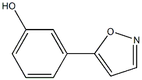 3-Isoxazol-5-yl-phenol Struktur