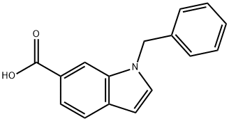 1-Benzyl-1H-indole-6-carboxylic acid Struktur