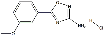 5-(3-Methoxy-phenyl)-[1,2,4]oxadiazol-3-ylaMine hydrochloride Struktur