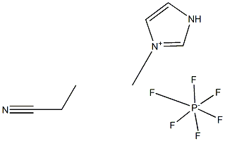 1-propylronitrile-3-MethyliMidazoliuM hexafluorophosphate Struktur