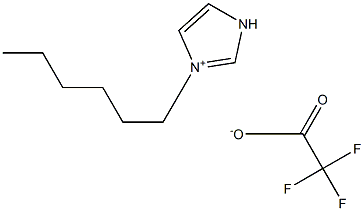 N-hexyliMidazoliuM trifluoroacetate Struktur