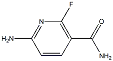 6-AMINO-2-FLUORONICOTINAMIDE Struktur