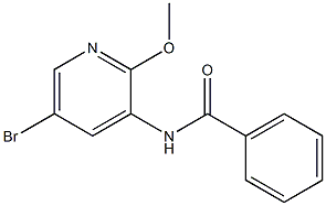 N-(5-broMo-2-Methoxypyridin-3-yl)benzaMide Struktur