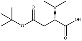 (R)-4-(TERT-BUTOXY)-2-ISOPROPYL-4-OXOBUTANOIC ACID Struktur