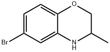 6-BROMO-3-METHYL-3,4-DIHYDRO-2H-BENZO[B][1,4]OXAZINE Struktur