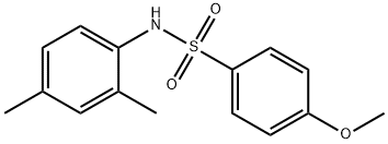 N-(2,4-dimethylphenyl)-4-methoxybenzenesulfonamide Struktur