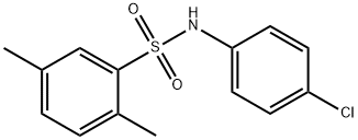 N-(4-chlorophenyl)-2,5-dimethylbenzenesulfonamide Struktur