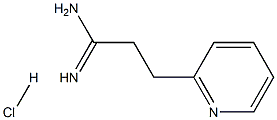 3-(pyridin-2-yl)propanamidinehydrochloride Struktur