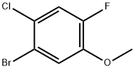 1-Bromo-2-chloro-4-fluoro-5-methoxy-benzene Struktur