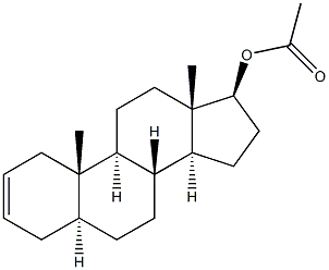 2,(5a)-Androsten-17b-ol-acetate Struktur