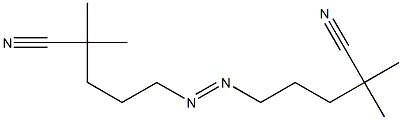 Azobis Dimethyl Valeronitrile Struktur