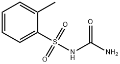 N-carbaMoyl-2-Methyl benzene sulfonaMide Struktur