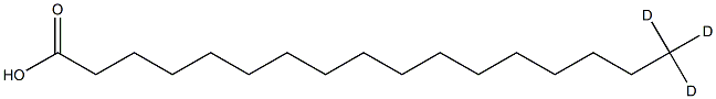 Heptadecanoic acid-17,17,17-D3 Struktur