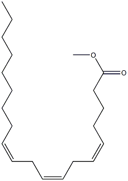 5(Z),8(Z),11(Z)-Eicosatrienoic Acid methyl ester Struktur