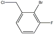 2-broMo-3-fluorobenzyl chloride Struktur