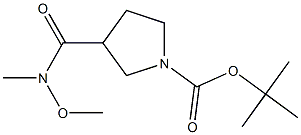 TERT-BUTYL 3-(METHOXY(METHYL)CARBAMOYL)PYRROLIDINE-1-CARBOXYLATE