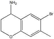 6-BroMo-7-MethylchroMane-4-ylaMine Struktur