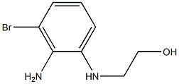 2-((2-aMino-3-broMophenyl)aMino)ethanol Struktur