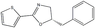 (S)-5-Benzyl-2-(thiophen-2-yl)-4,5-dihydrooxazole Struktur