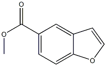 Benzofuran-5-carboxylic acid Methyl ester Struktur